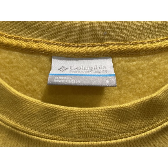 Columbia Crewneck Sweatshirt Pullover Graphic Logo Casual Comfy Mens Lg‎ AM0954 - Picture 3 of 9